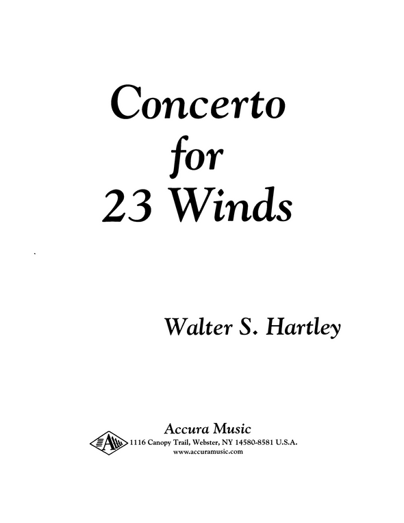 Concerto for 23 Winds