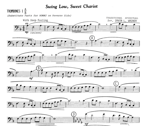 Swing Low, Sweet Chariot (Traditional)