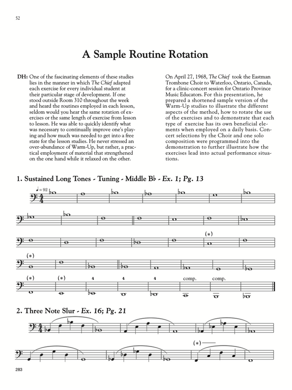 The Remington Warm-Up Studies for Euphonium - Bass Clef