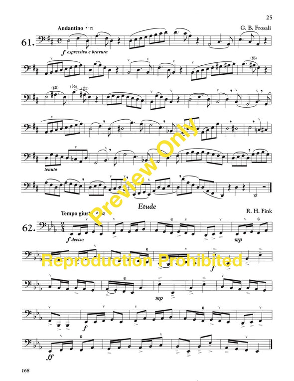 Page 25 from Introducing the F Attachment for Trombone by Reginald H. Fink For trombone players new to the F attachment and a primer for beginning bass trombonists.