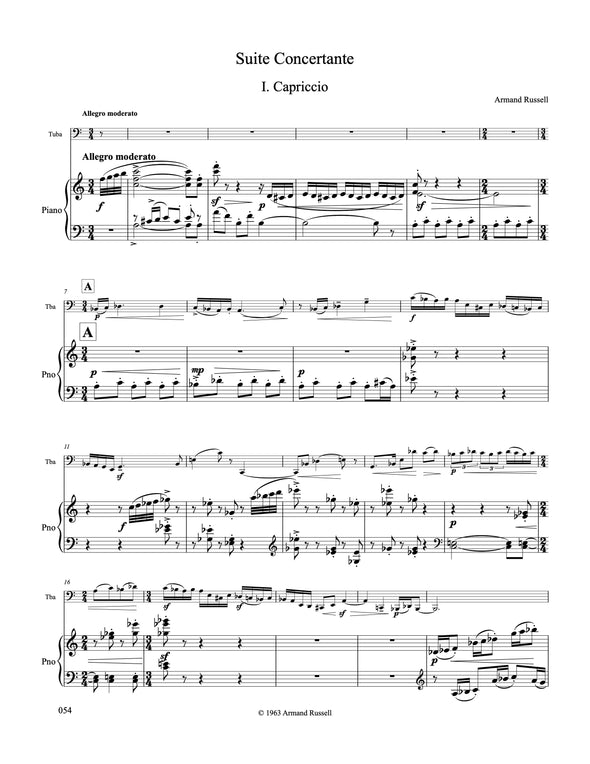 Suite Concertante for Tuba